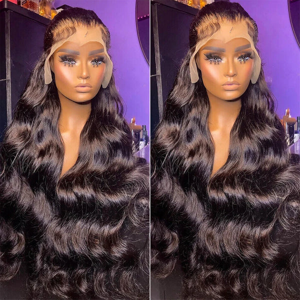 Body Wave Transparent 13x6 Lace Front Human Hair Wigs Remy Raw Indian Wavy 13x4 Lace Frontal Wig For Women 5x5 Closure Wig Sale